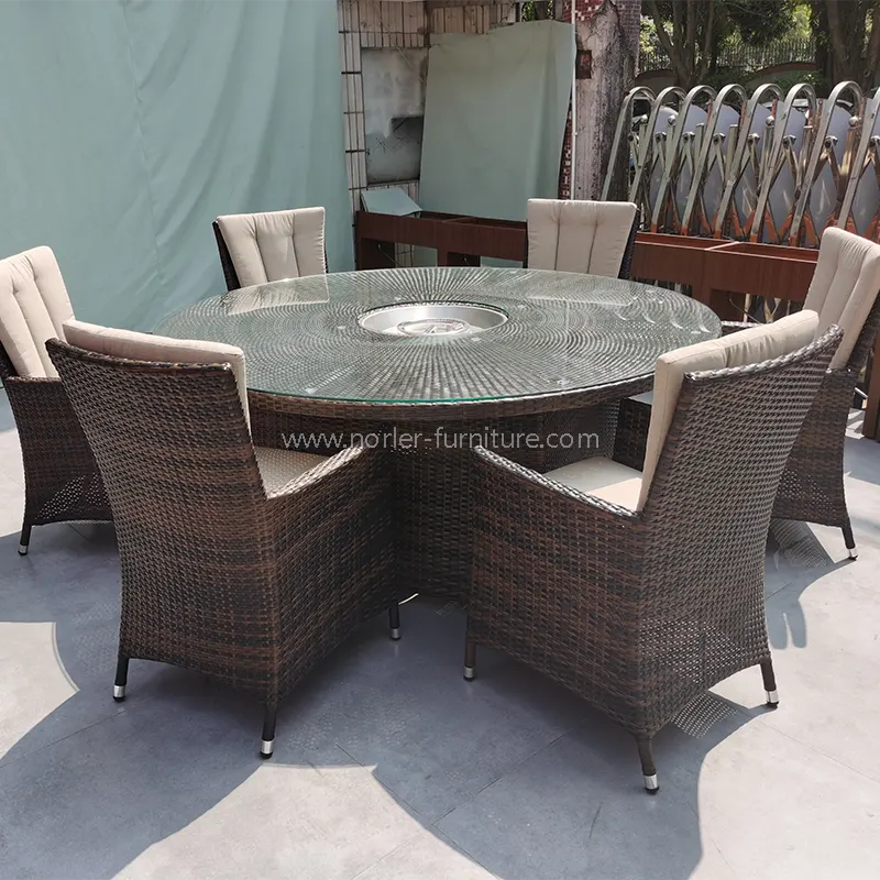 Современная алюминиевая рама PE Rattan