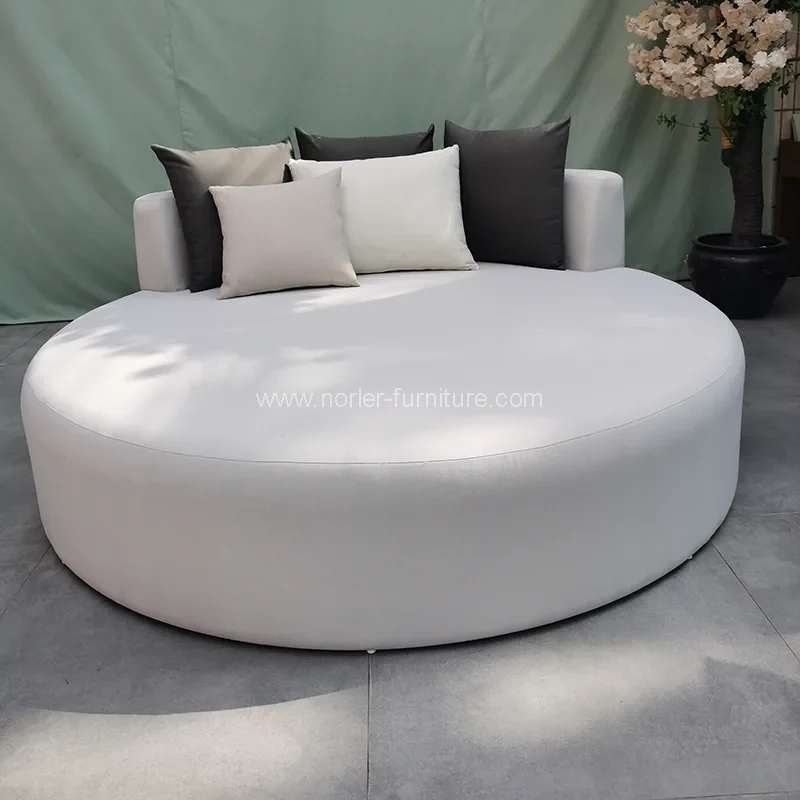 Водонепроницаемая наружная мебель круглая солнечная кровать
