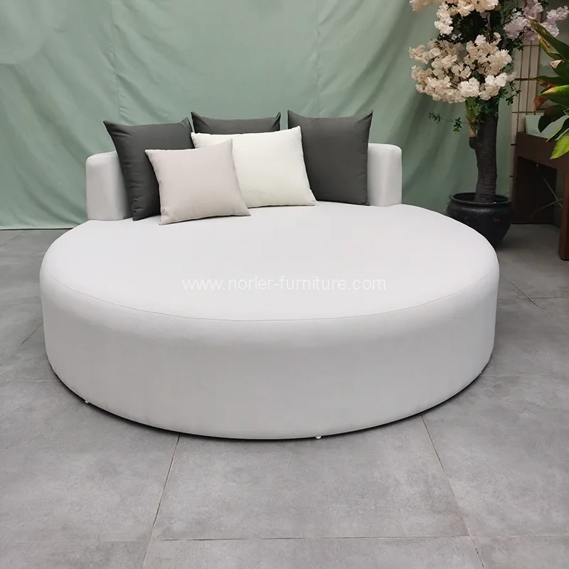 Водонепроницаемая наружная мебель круглая солнечная кровать